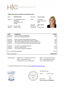 CHI Transcript Sample