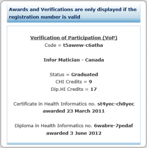 Infor Matician VoP Graduated